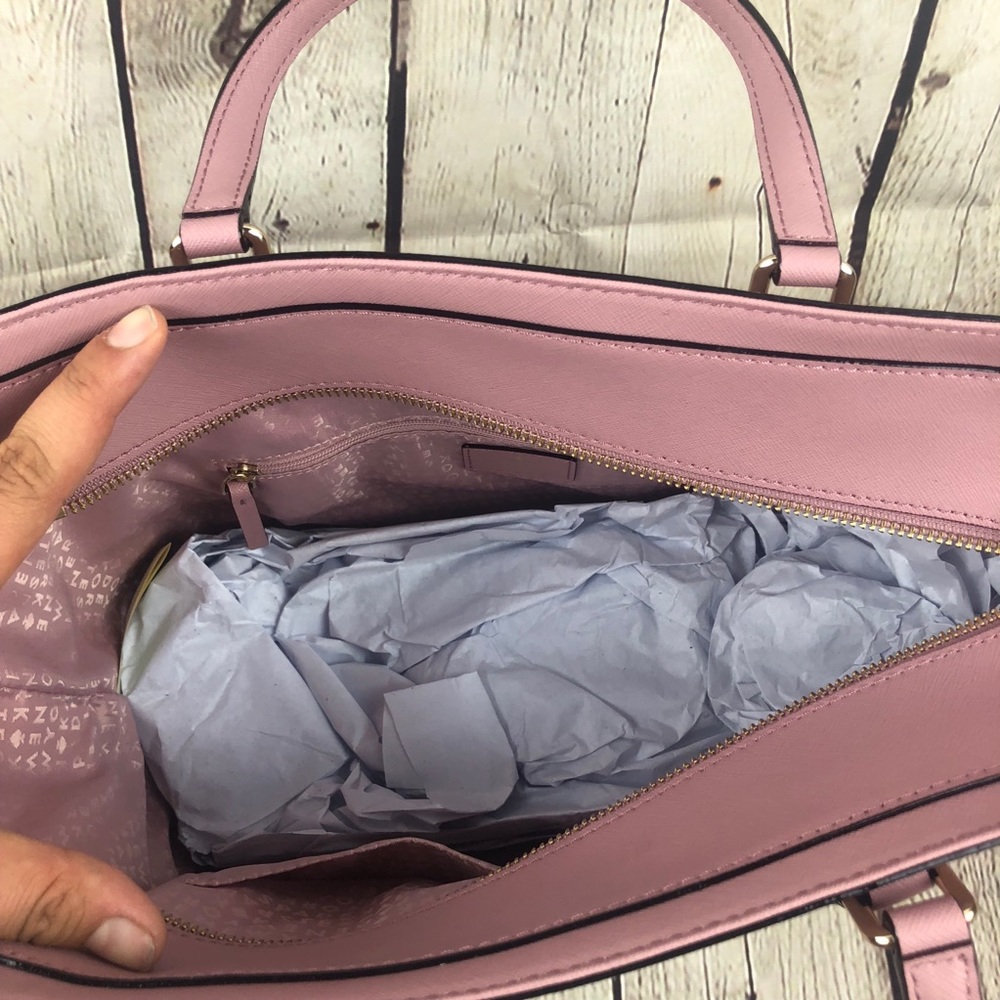 Kate Spade Laurel Way Handbag In Dusty Peony - Picture 3 of 6